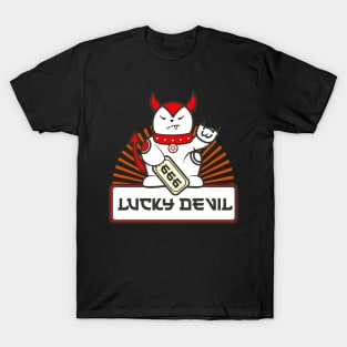 Lucky Devil Cat T-Shirt